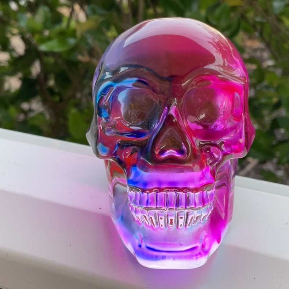 RAINBOW TITANIUM AURA SKULL